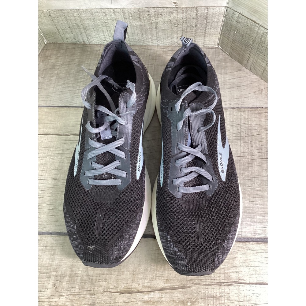Brooks Levitate 4.0 Womens Running Shoes Black Grey Sneakers 1203351B012 Size 9 - Picture 4 of 8